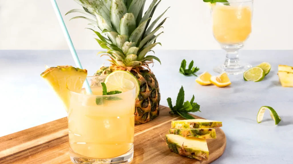 Juice with pineapple